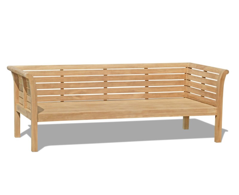 Large Teak Outdoor Daybed - 2.1m / 7ft
