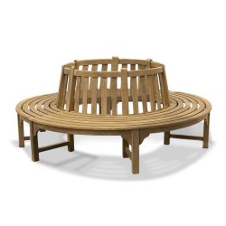 Circular Teak Tree Bench - 2.2m