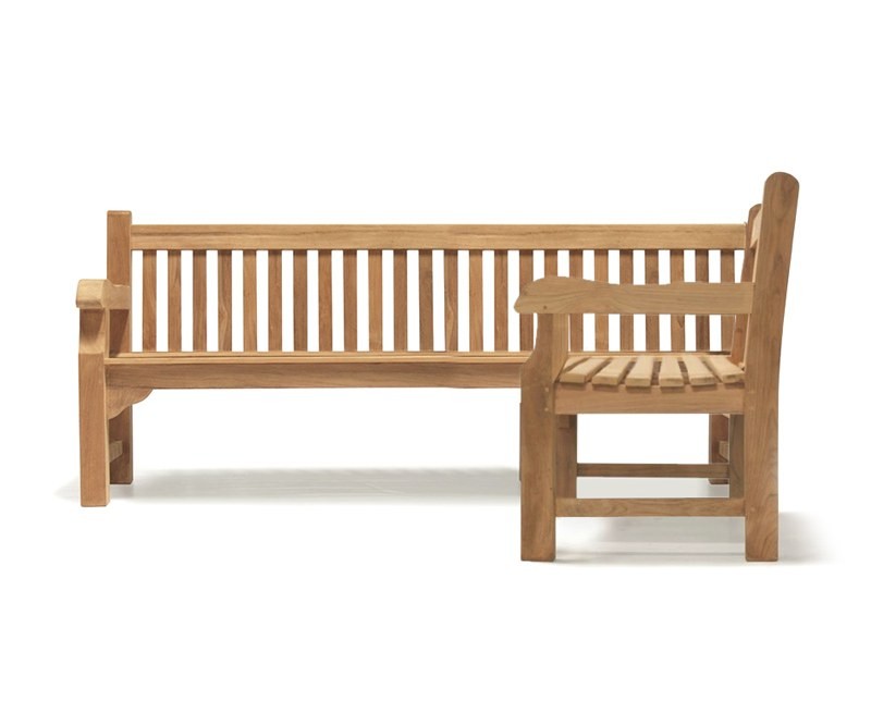Teak corner bench online