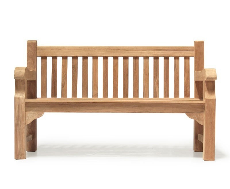 Balmoral Teak Robust Park Bench - 1.5m