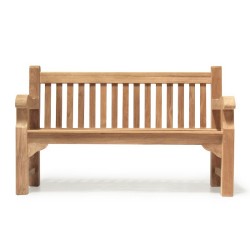 Balmoral Teak Robust Park Bench - 1.5m