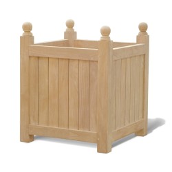 Large Garden Planter, Teak Versailles Planter