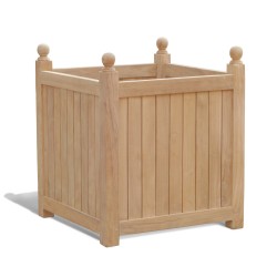 Extra-Large Garden Planter, Teak Versailles Planter