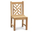 Princeton Teak Lattice Chippendale Garden Dining Chair