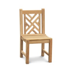 Princeton Teak Lattice Chippendale Garden Dining Chair