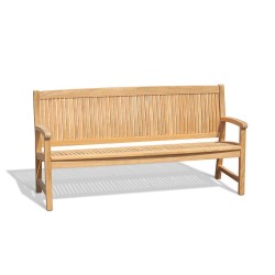 Stanford 4 Seater Teak Outdoor Bench – 1.8m