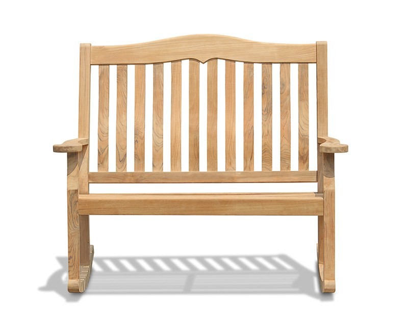 Rose Garden Teak Rocking Bench - 1.2m Rose Garden Teak Rocking Bench - 1.2m