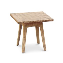Riviera Square Rattan Dining Table – 0.8m