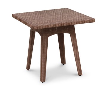 Riviera Square Rattan Dining Table – 0.8m 2
