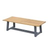 Bridgewater Rectangular Teak and Steel Outdoor Table – 2.6m