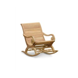 Capri Reclaimed Teak Plantation Rocking Chair