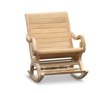 Capri Reclaimed Teak Plantation Rocking Chair 2