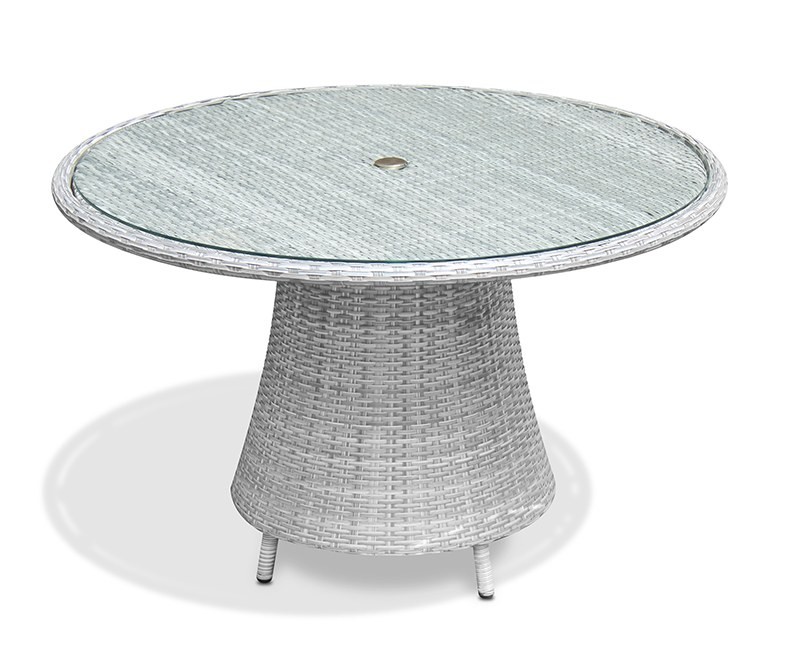 Eclipse Rattan Glass-Topped Round... Eclipse Rattan Glass-Topped Round...