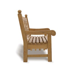 teak 4 seater outdoor bench