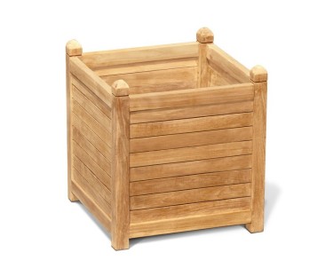 Set of 2 Zen Extra Large Garden Planters, Teak 2
