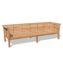 Extra Large Teak Garden Daybed – 2.7m / 9ft