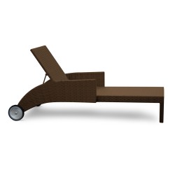 Sorrento Wicker Sun Lounger, Rattan Sun Bed