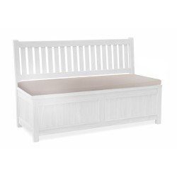 outdoor cushion storage bench