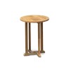 Canfield Outdoor Wooden Poseur Table, Round – 0.7m