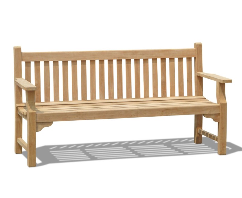 Taverners Teak Traditional Bench - 1.8m