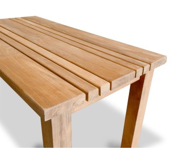 Chichester Teak Outdoor Dining Table, Rectangular - 1.4m 2