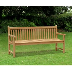 Windsor 4 Seater Teak Garden Bench, 6ft Park Bench – 1.8m