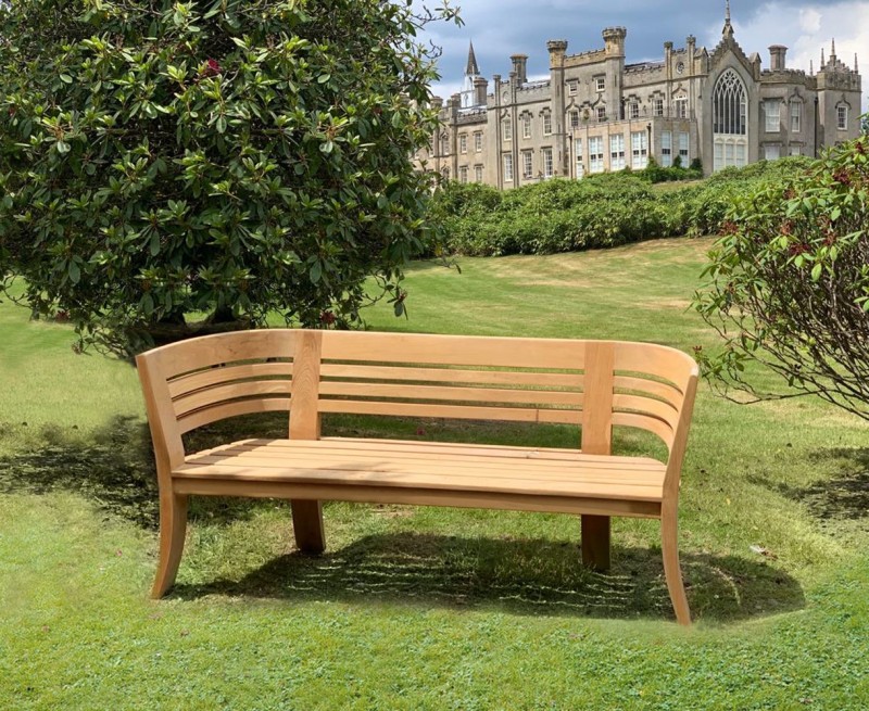 Kensington Teak Deco Bench - 3 Seater Kensington Teak Deco Bench - 3 Seater