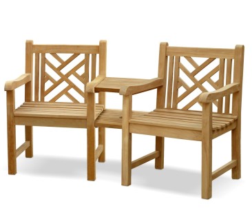 Princeton Teak Companion Seat