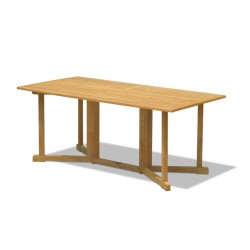 Shelley 6ft Teak Gateleg Drop Leaf Table – 1.8m