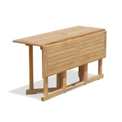 Shelley 5ft Teak Gateleg Drop Leaf Table – 1.5m