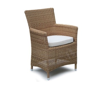 Riviera Wicker Garden Armchair, Loom weave 2