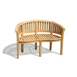 Wimbledon Bijou Banana Bench, Teak