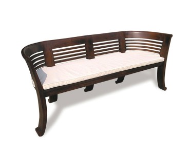 Kensington 3 Seater Bench Cushion, Indoor Bench Cushion 2