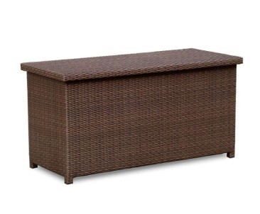 Rattan Garden Storage Box with Lid 2