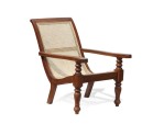 Plantation Chair with swing out arms, Teak and Rattan