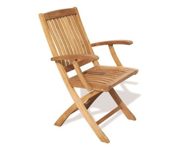 Bali Teak Folding Armchair
