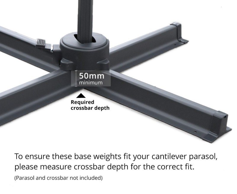 Cantilever Parasol Base Weights,...
