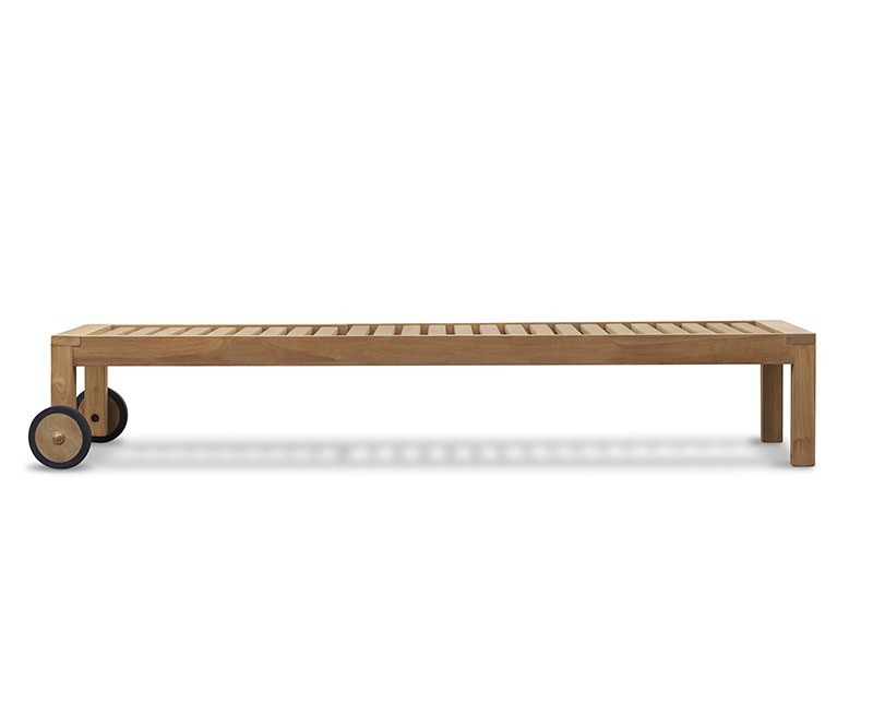 Brompton Teak Reclining Sun Lounger