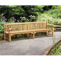 Balmoral Large Sturdy Park Public Bench – 3m