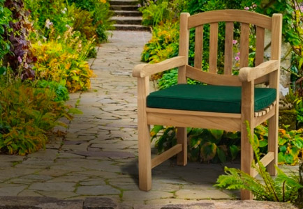 Teak Outdoor Chairs by Lindsey Teak Furniture