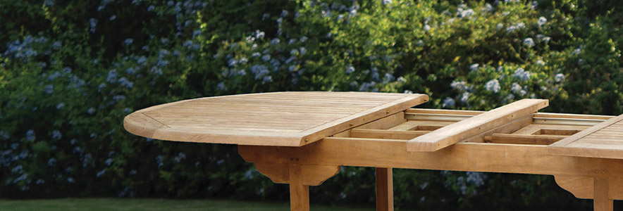 Teak Outdoor Tables by Lindsey Teak Furniture